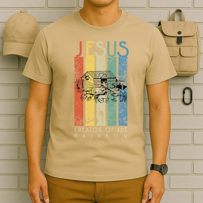 JESUS The Creator Of The Rainbow (Noah And The Ark) T-Shirt
