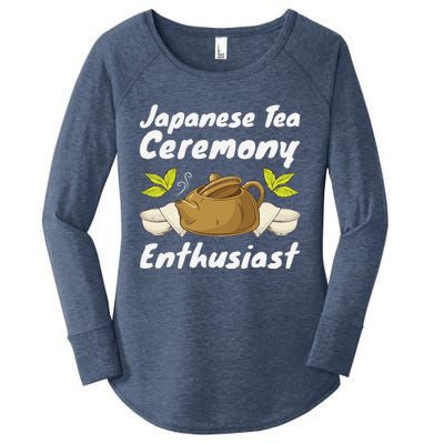 Japanese Tea Ceremony Japan Lover Traditional Matcha Tea Women's Perfect Tri Tunic Long Sleeve Shirt