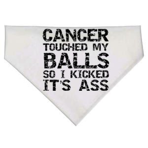 Joke Testicular Cancer Touched My Balls So I Kicked Its Ass Gift USA-Made Doggie Bandana