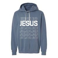 Jesus Trendy Christian Garment-Dyed Fleece Hoodie