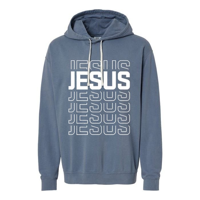 Jesus Trendy Christian Garment-Dyed Fleece Hoodie