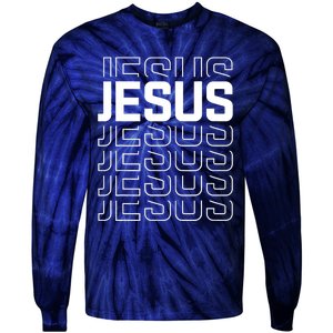 Jesus Trendy Christian Tie-Dye Long Sleeve Shirt