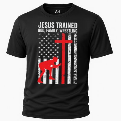 Jesus Trained Christian Wrestler Wrestling Performance Shirt