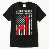 Jesus Trained Christian Wrestler Wrestling Tall T-Shirt