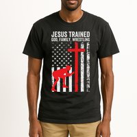 Jesus Trained Christian Wrestler Wrestling Tall T-Shirt