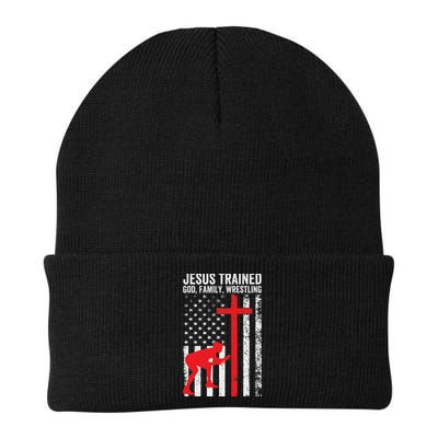 Jesus Trained Christian Wrestler Wrestling Beanie