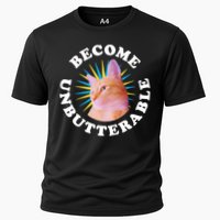 Jorts The Cat – Become Unbutterable Cooling Performance Crew T-Shirt