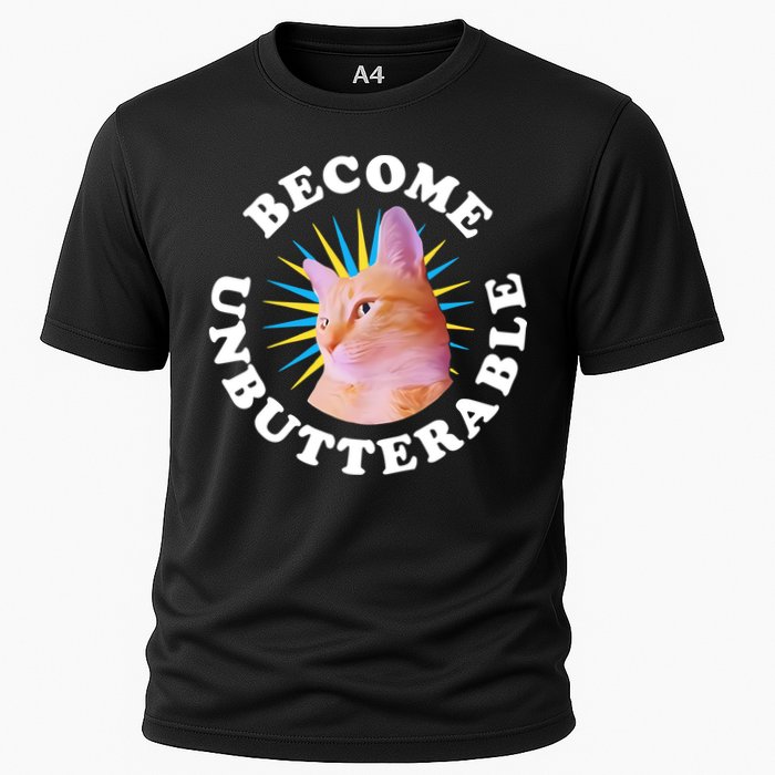 Jorts The Cat – Become Unbutterable Cooling Performance Crew T-Shirt