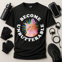 Jorts The Cat – Become Unbutterable Cooling Performance Crew T-Shirt