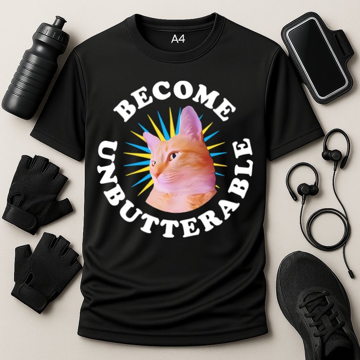 Jorts The Cat – Become Unbutterable Cooling Performance Crew T-Shirt