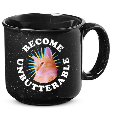 Jorts The Cat – Become Unbutterable 15oz Campfire Ceramic Mug