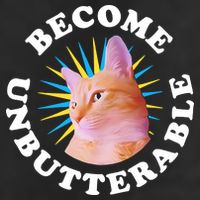 Jorts The Cat – Become Unbutterable 25L Jumbo Tote