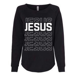 Jesusns Trendy Christian Womens California Wash Sweatshirt