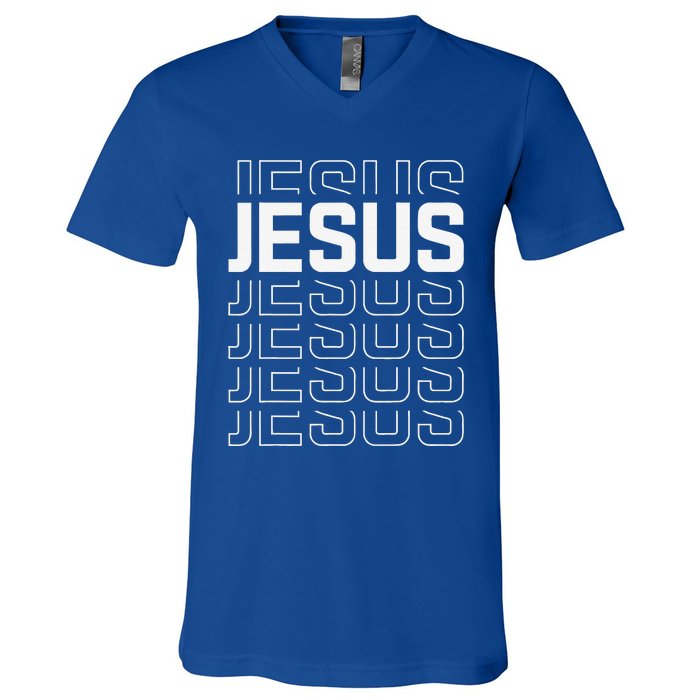 Jesusns Trendy Christian V-Neck T-Shirt