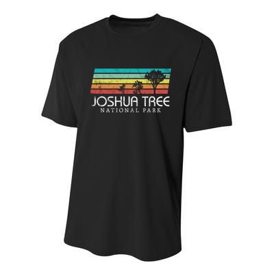 Joshua Tree California Desert Vintage Retro Outdoors Camping Great Gift Youth Performance Sprint T-Shirt