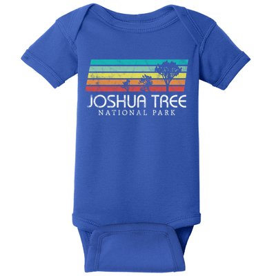 Joshua Tree California Desert Vintage Retro Outdoors Camping Great Gift Baby Bodysuit