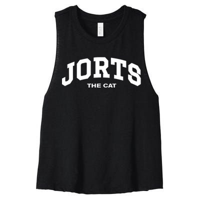 Jorts The Cat Women's Racerback Cropped Tank