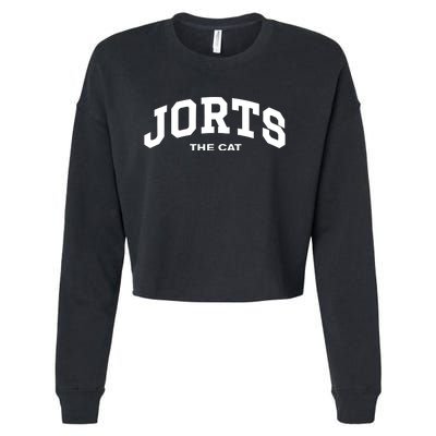 Jorts The Cat Cropped Pullover Crew