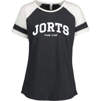 Jorts The Cat Enza Ladies Jersey Colorblock Tee