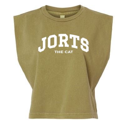 Jorts The Cat Garment-Dyed Women's Muscle Tee