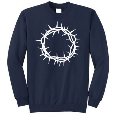 Jesus Thorn Crown Tall Sweatshirt