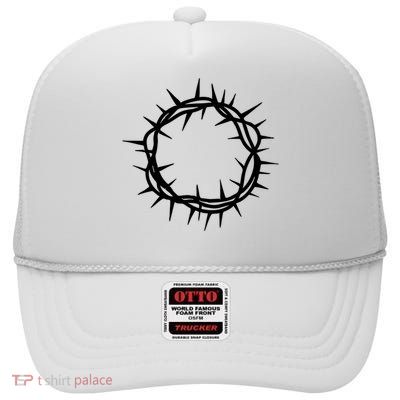 Jesus Thorn Crown High Crown Mesh Back Trucker Hat
