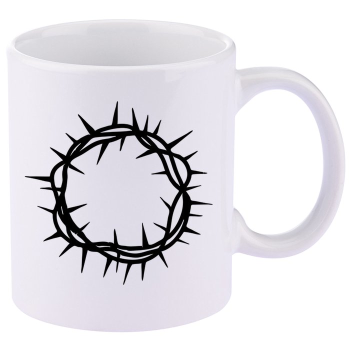 Jesus Thorn Crown 11oz C Handle Ceramic Mug