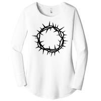 Jesus Thorn Crown Women's Perfect Tri Tunic Long Sleeve Shirt