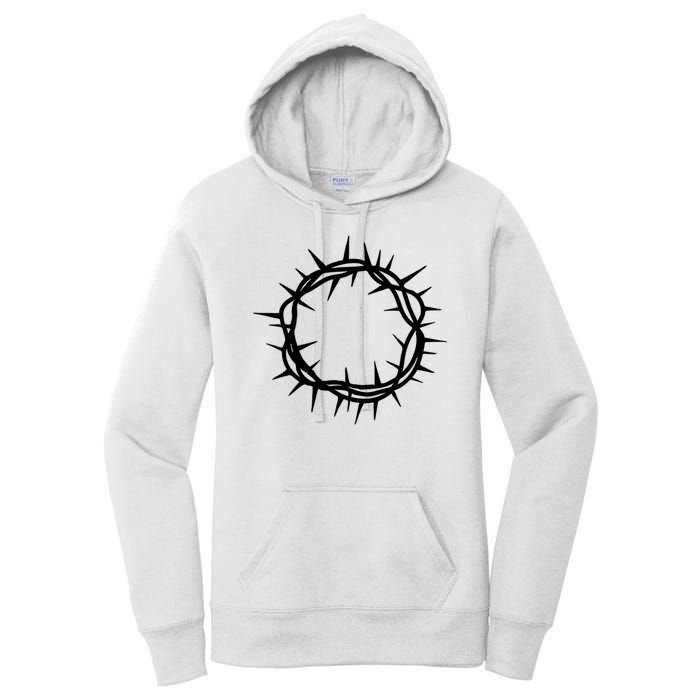 Jesus Thorn Crown Women's Pullover Hoodie