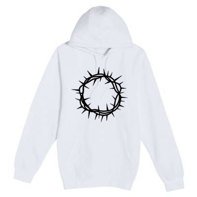 Jesus Thorn Crown Premium Pullover Hoodie