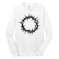 Jesus Thorn Crown Tall Long Sleeve T-Shirt