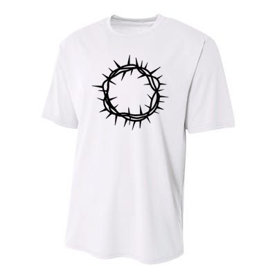 Jesus Thorn Crown Youth Performance Sprint T-Shirt