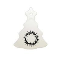 Jesus Thorn Crown Ceramic Tree Ornament