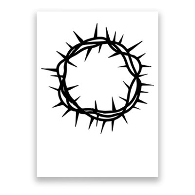 Jesus Thorn Crown Poster