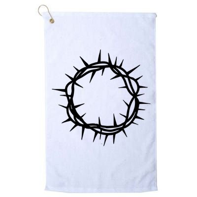 Jesus Thorn Crown Golf Towel