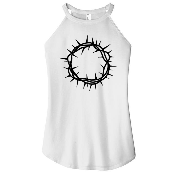 Jesus Thorn Crown Women's Perfect Tri Rocker Tank