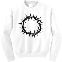 Jesus Thorn Crown Kids Sweatshirt