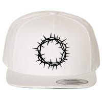 Jesus Thorn Crown Wool Snapback Cap