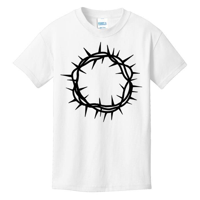 Jesus Thorn Crown Kids T-Shirt