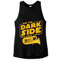 Join The Dark Side Tuba Player Ladies PosiCharge Tri-Blend Wicking Tank