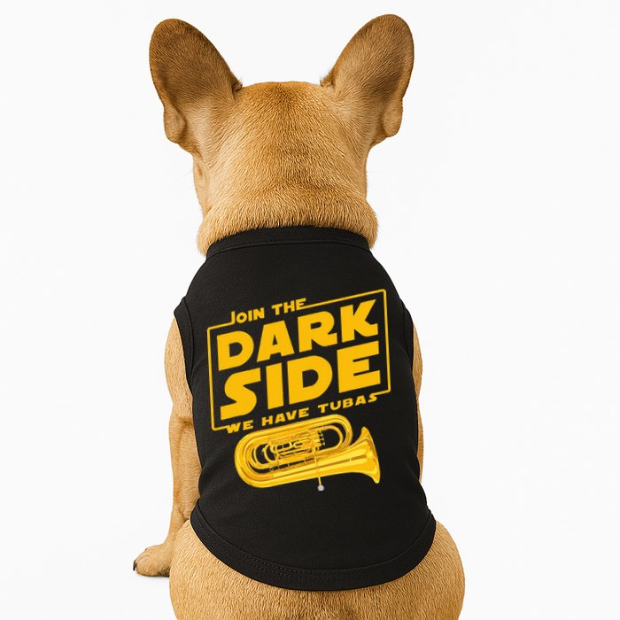 Join The Dark Side Tuba Player Doggie Tank