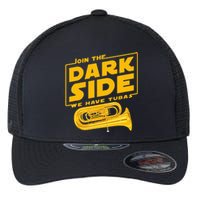 Join The Dark Side Tuba Player Flexfit Unipanel Trucker Cap