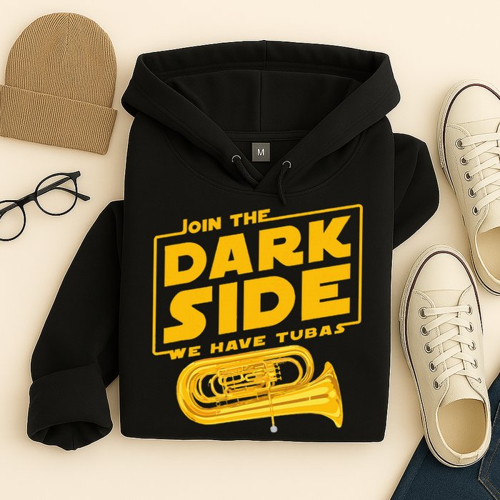 Join The Dark Side Tuba Player Hoodie