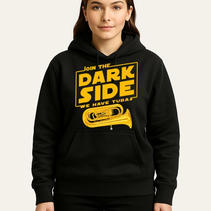 Join The Dark Side Tuba Player Hoodie