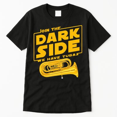 Join The Dark Side Tuba Player Tall T-Shirt