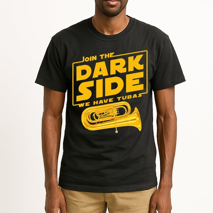 Join The Dark Side Tuba Player Tall T-Shirt