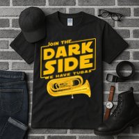 Join The Dark Side Tuba Player Tall T-Shirt