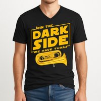 Join The Dark Side Tuba Player V-Neck T-Shirt