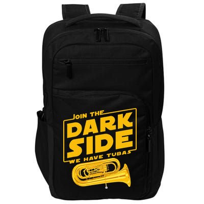 Join The Dark Side Tuba Player Impact Tech Backpack