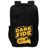 Join The Dark Side Tuba Player Impact Tech Backpack